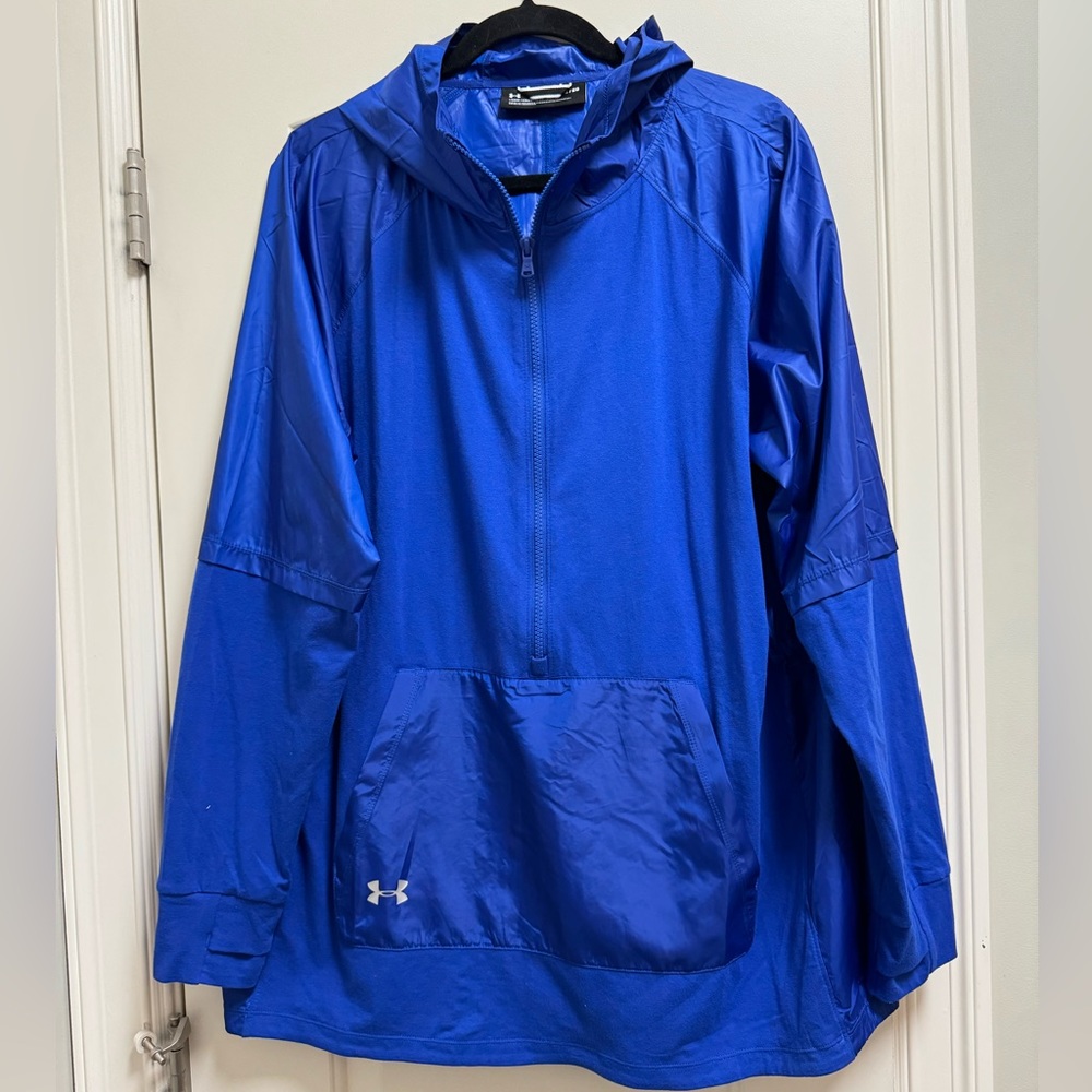 Under Armour Royal Blue Pullover Wind Breaker